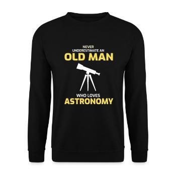 Astronomie - Sweat-shirt Unisexe - noir - Devant - Alina (178cm) & Michal (187cm)
