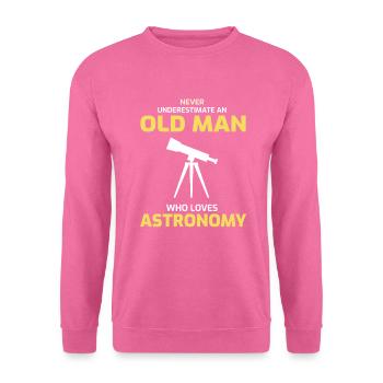 Astronomie - Sweat-shirt Unisexe - rose - Devant