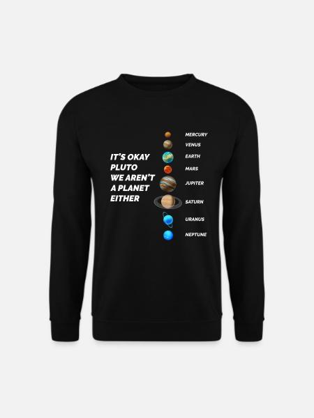 Lustiges Geschenk der Astronomie - Unisex sweater - sort