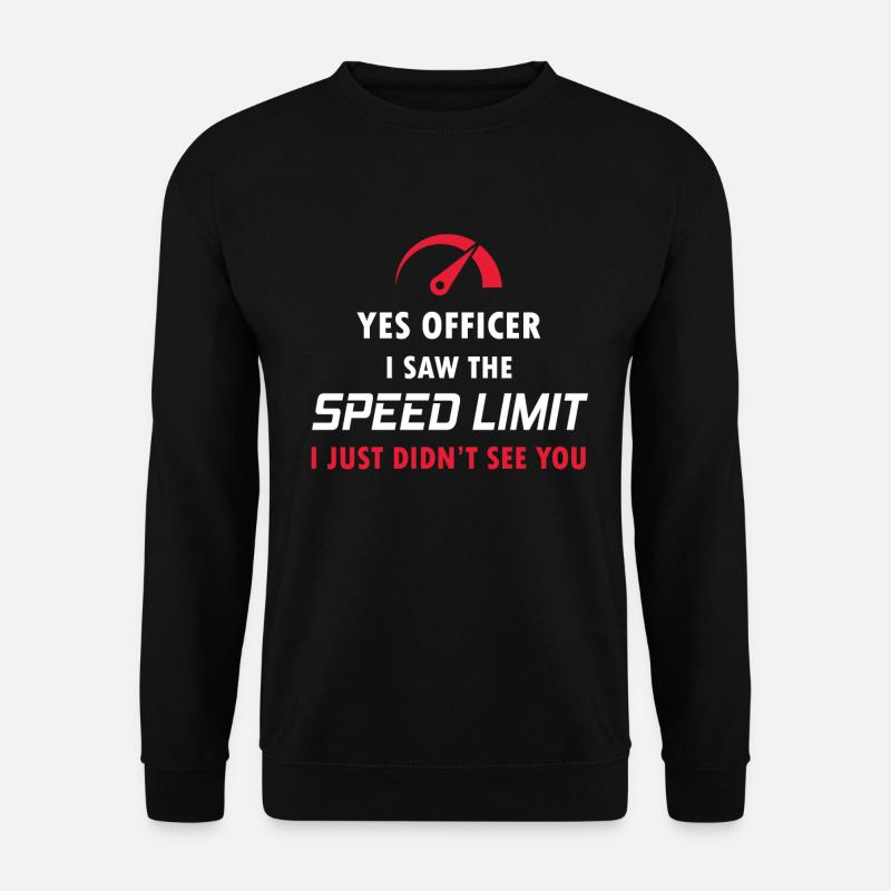 Course de voitures - Sweat-shirt Unisexe - noir