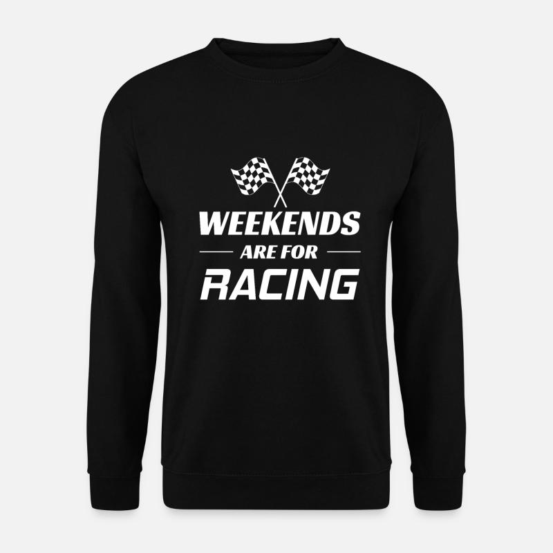 Course de voitures - Sweat-shirt Unisexe - noir