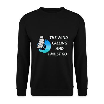 Windsurfer Windsurfing Ocean Summer Gift - Sweat-shirt Unisexe - noir - Devant - Alina (178cm) & Michal (187cm)