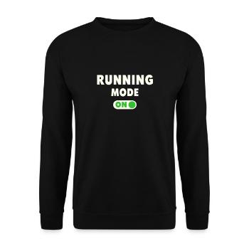 Cadeau drôle de coureur de course - Sweat-shirt Unisexe - noir - Devant - Alina (178cm) & Michal (187cm)