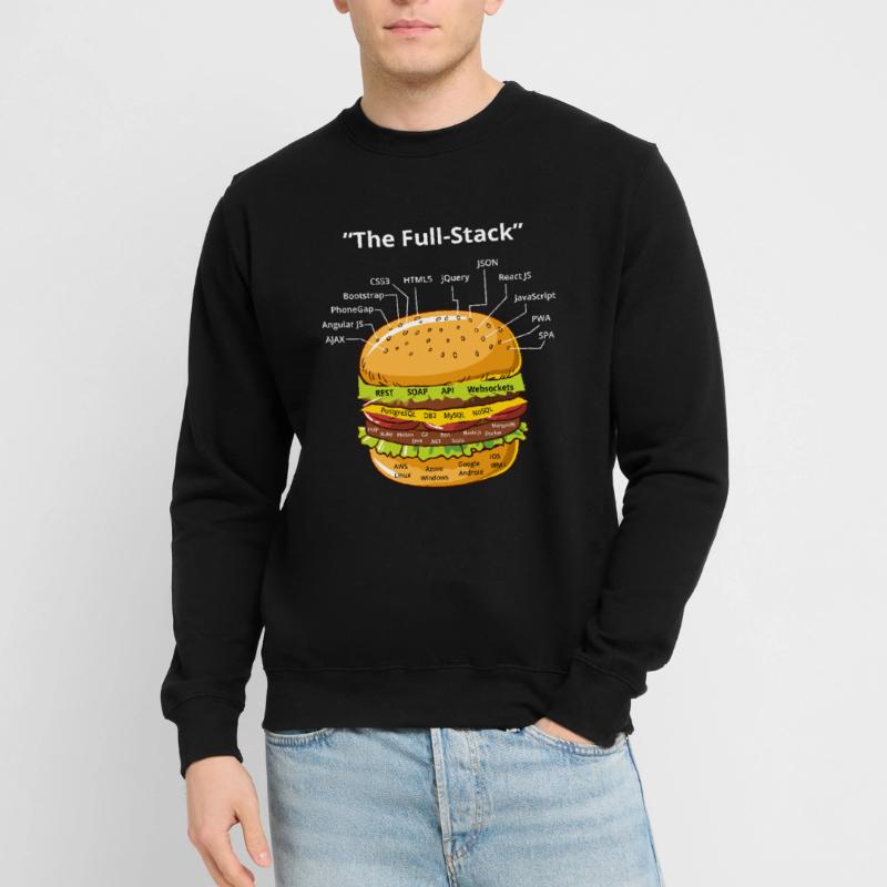 Computer Programmierer Programmierer Software Burger Liebhaber Unisex Pullover