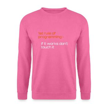 Computer Programmierer Programmierer Software Ingenieure Geschenk - Unisex Pullover - Pink - Vorne