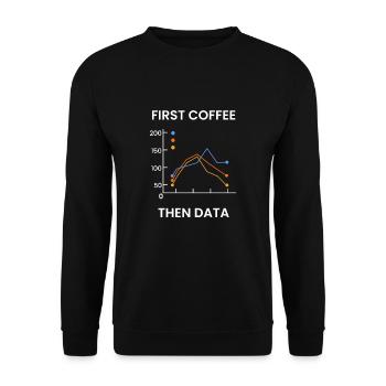 Computerprogrammierer Codierer Software Engineers Geschenk - Unisex Pullover - Schwarz - Vorne - Alina (178cm) & Michal (187cm)
