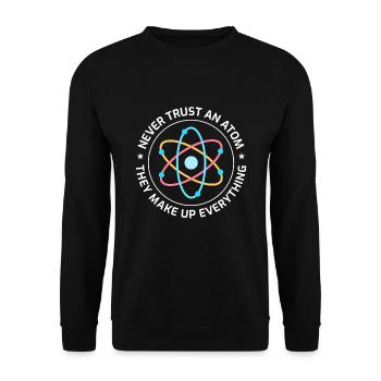 Science - Sweat-shirt Unisexe - noir - Devant - Alina (178cm) & Michal (187cm)