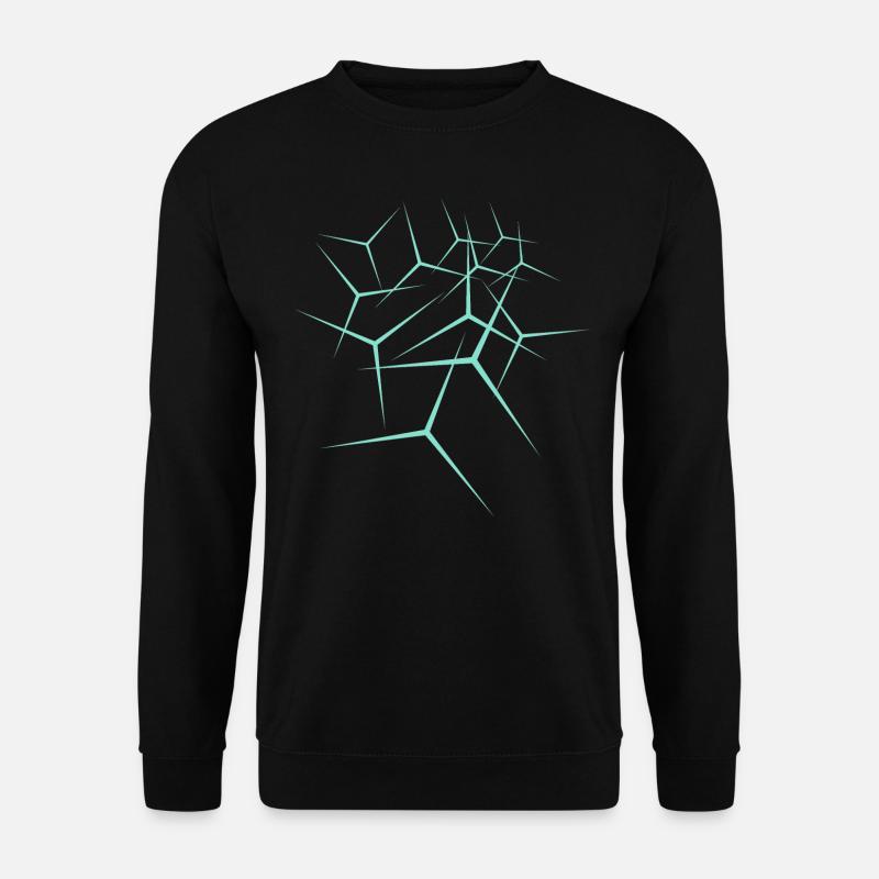 Pattern Star Graphics - Unisex Sweatshirt - black