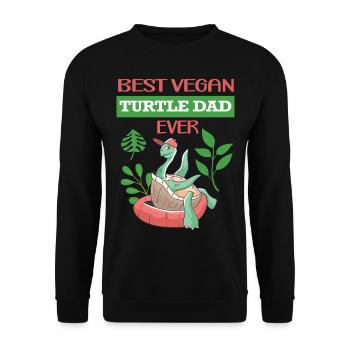 Schildkröten - Unisex Pullover - Schwarz - Vorne - Alina (178cm) & Michal (187cm)