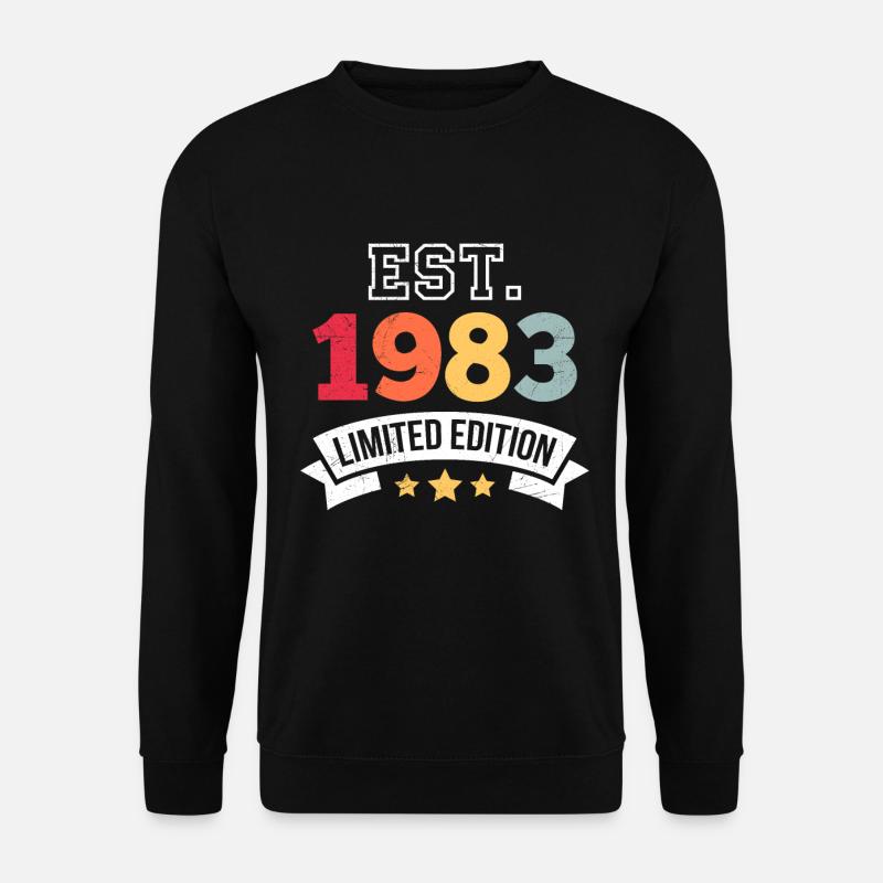 40 Jahre limitierte Auflage 40. Geburtstag - Unisex Pullover - Schwarz