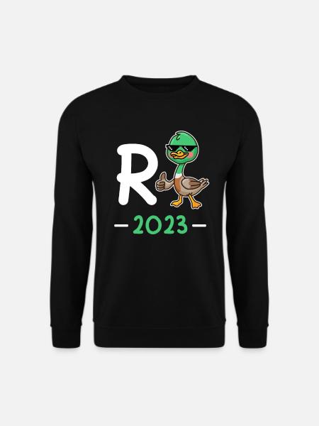 Rente 2023 R Ente Pensionierung - Unisex Pullover - Schwarz