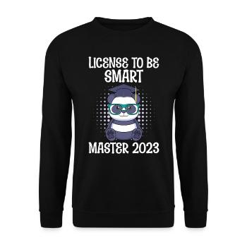 Licence pour Klugsceiß Master 2023 - Sweat-shirt Unisexe - noir - Devant - Alina (178cm) & Michal (187cm)