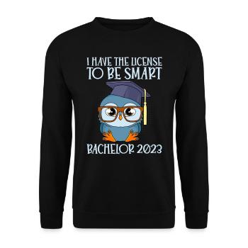 Bachelor 2023 Bachelor Degree - Unisex Sweatshirt - black - Front - Alina (178cm) & Michal (187cm)