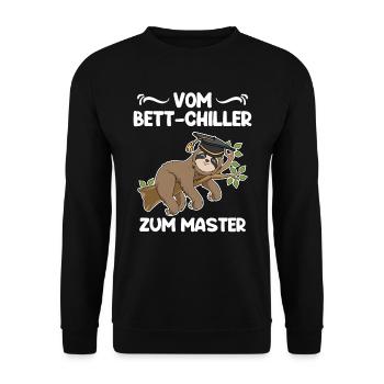 Master 2023 - Unisex Pullover - Schwarz - Vorne - Alina (178cm) & Michal (187cm)
