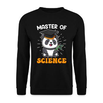 Master of Science 2023 - Sweat-shirt Unisexe - noir - Devant - Alina (178cm) & Michal (187cm)