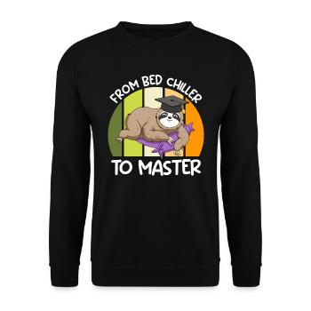 Du refroidisseur de lit au maître 2023 - Sweat-shirt Unisexe - noir - Devant - Alina (178cm) & Michal (187cm)