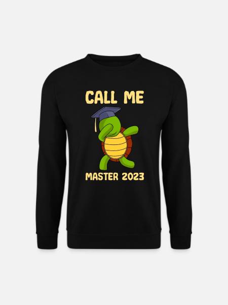 Call me Master 2023 Master Abschluss - Unisex Pullover - Schwarz