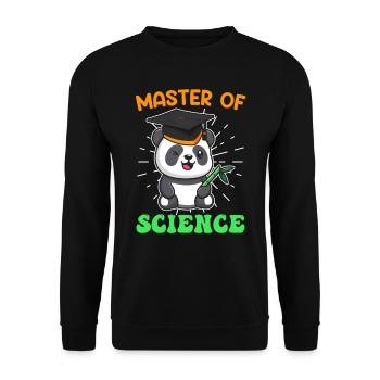 Master of Science 2023 - Sweat-shirt Unisexe - noir - Devant - Alina (178cm) & Michal (187cm)