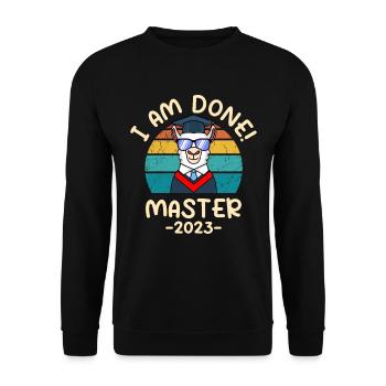 Ready! Master 2023 - Unisex Sweatshirt - black - Front - Alina (178cm) & Michal (187cm)