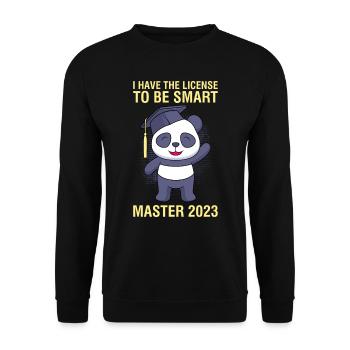 Licence pour Klugsceiß Master 2023 - Sweat-shirt Unisexe - noir - Devant - Alina (178cm) & Michal (187cm)