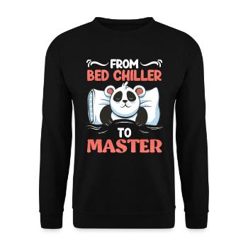 Du refroidisseur de lit au Master 2023 - Sweat-shirt Unisexe - noir - Devant - Alina (178cm) & Michal (187cm)