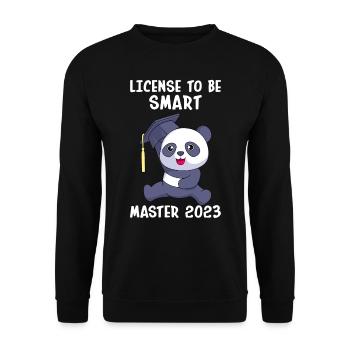 Licence pour Klugsceiß Master 2023 - Sweat-shirt Unisexe - noir - Devant - Alina (178cm) & Michal (187cm)