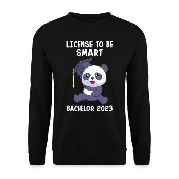 Bachelor 2023 Licence à Clever Shit - Sweat-shirt Unisexe - noir - Devant - Alina (178cm) & Michal (187cm)