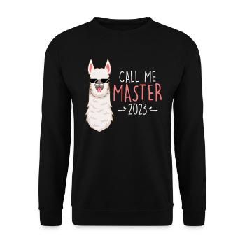 Études Fin de Master 2023 Master - Sweat-shirt Unisexe - noir - Devant - Alina (178cm) & Michal (187cm)