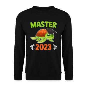 Master 2023 Fin de Master - Sweat-shirt Unisexe - noir - Devant - Alina (178cm) & Michal (187cm)