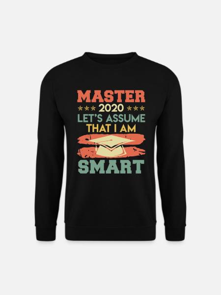 Endlich Abschluss Master 2020 Master Abschluss - Unisex Pullover - Schwarz