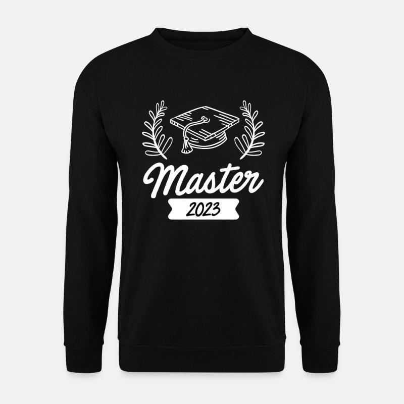 Master 2023 Masterstudium Studium Master Abschluss - Unisex Pullover - Schwarz