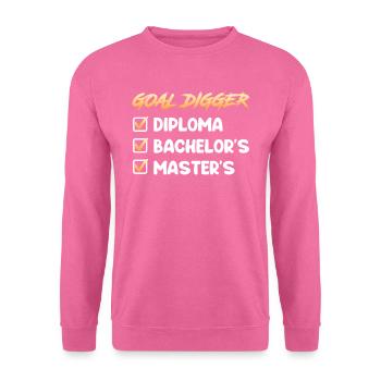 Checklist School Leaving Certificate Bachelor Master Degree - Unisex Sweatshirt - pink - Front