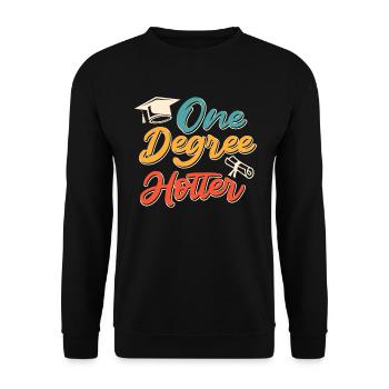 Un baccalauréat chaud - Sweat-shirt Unisexe - noir - Devant - Alina (178cm) & Michal (187cm)