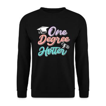 Un baccalauréat chaud - Sweat-shirt Unisexe - noir - Devant - Alina (178cm) & Michal (187cm)