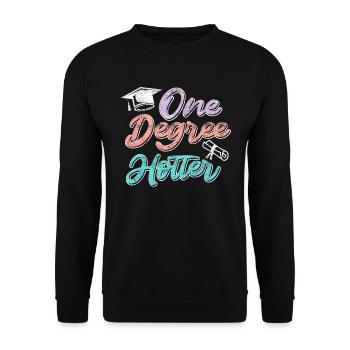 Un baccalauréat chaud - Sweat-shirt Unisexe - noir - Devant - Alina (178cm) & Michal (187cm)