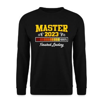 Master 2023 Master - Sweat-shirt Unisexe - noir - Devant - Alina (178cm) & Michal (187cm)