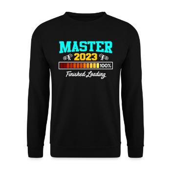 Master 2023 Master - Sweat-shirt Unisexe - noir - Devant - Alina (178cm) & Michal (187cm)