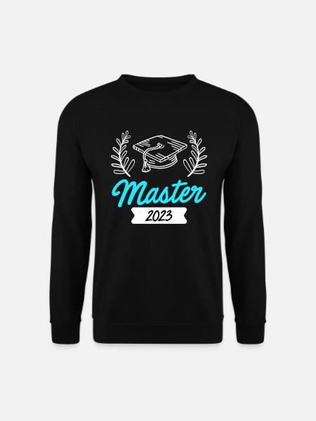 Master 2023 Masterstudium Studium Master Abschluss - Unisex Pullover - Schwarz