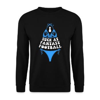 Mauvais joueur de football Fantasy - Sweat-shirt Unisexe - noir - Devant - Alina (178cm) & Michal (187cm)