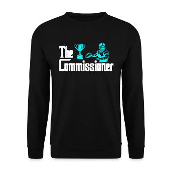 Fantasy Football Commissioner - Unisex Sweatshirt - black - Front - Alina (178cm) & Michal (187cm)