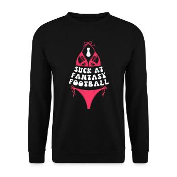 Mauvais joueur de football Fantasy - Sweat-shirt Unisexe - noir - Devant - Alina (178cm) & Michal (187cm)