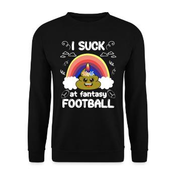Mauvais joueur de football Fantasy - Sweat-shirt Unisexe - noir - Devant - Alina (178cm) & Michal (187cm)