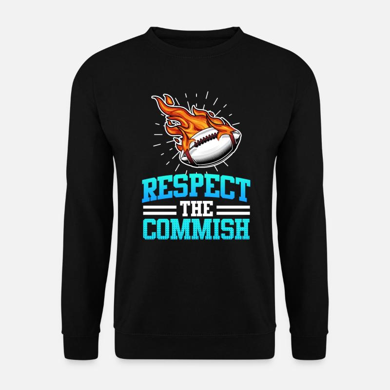 Respect the Commish Commissioner - Unisex Sweatshirt - black