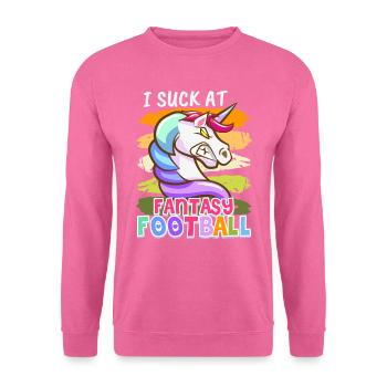 Fantasy Football Loser I suck at Fantasy Football - Unisex Sweatshirt - pink - Front