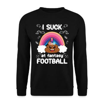 Mauvais joueur de football fantastique - Sweat-shirt Unisexe - noir - Devant - Alina (178cm) & Michal (187cm)