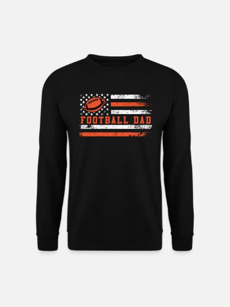 USA Patriot Football Dad - Unisex Pullover - Schwarz