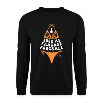Mauvais joueur de football fantastique - Sweat-shirt Unisexe - noir - Devant - Alina (178cm) & Michal (187cm)