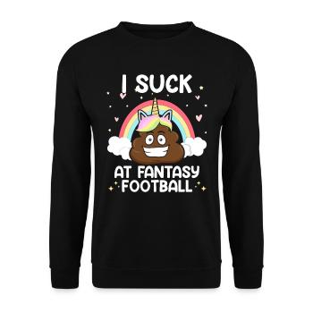 Je suis nul au football fantastique - Sweat-shirt Unisexe - noir - Devant - Alina (178cm) & Michal (187cm)
