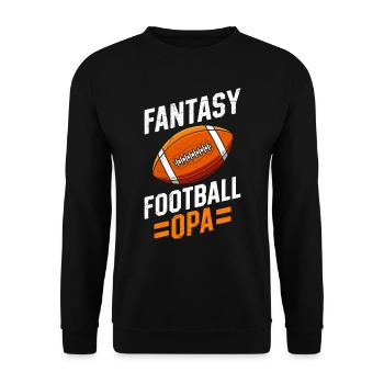 Grand-père de football fantastique - Sweat-shirt Unisexe - noir - Devant - Alina (178cm) & Michal (187cm)