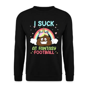 Je suis nul au football fantastique - Sweat-shirt Unisexe - noir - Devant - Alina (178cm) & Michal (187cm)